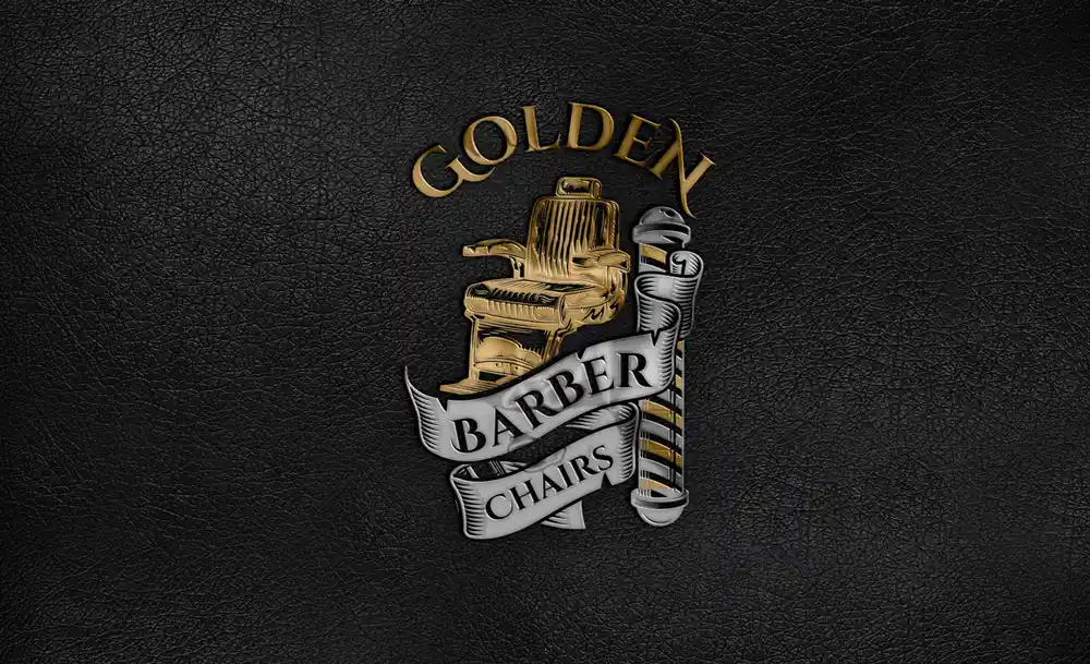Golden Barber Chairs - Endüstriyel Üretim Amblem Tasarımı | Sönmez Tasarım