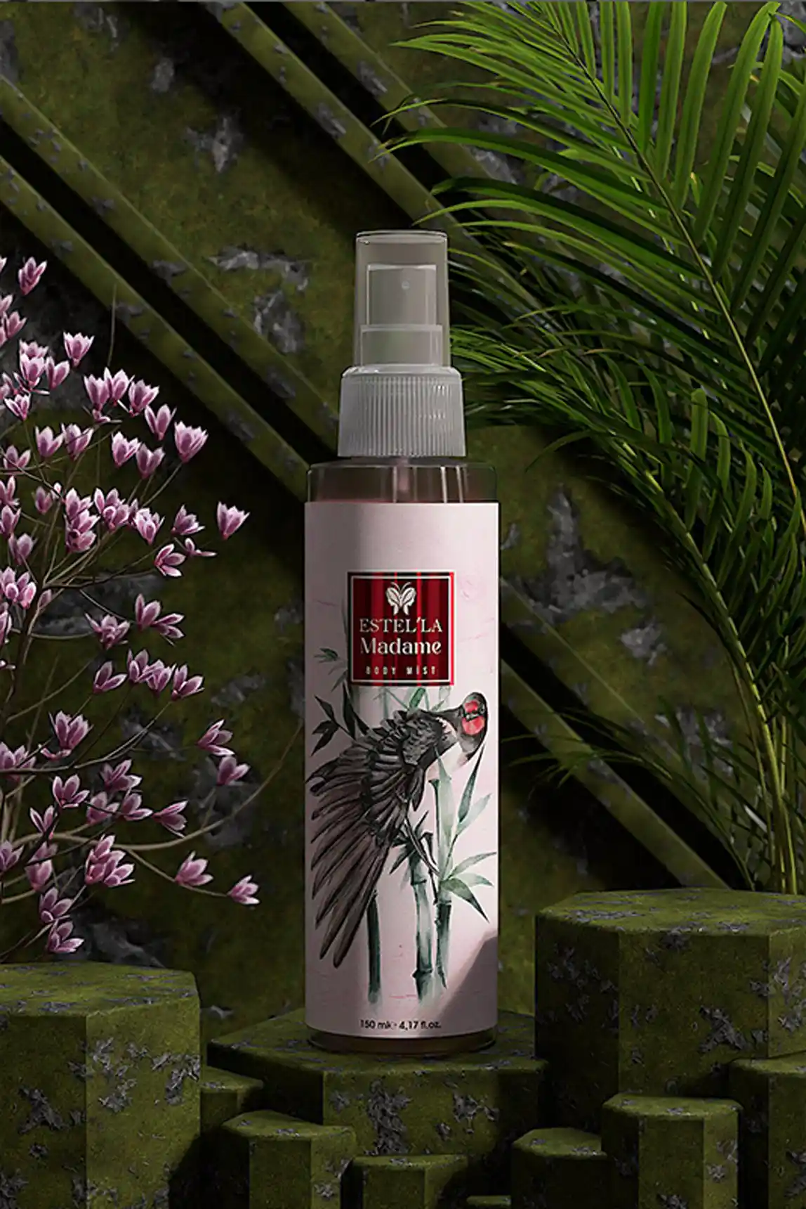 Body Mist 1 — 3D Ürün Modelleme — 5 Sahne - 3D Ürün Modelleme & 5K Render • 5 Sahne - Sahne 2 | Sönmez Tasarım