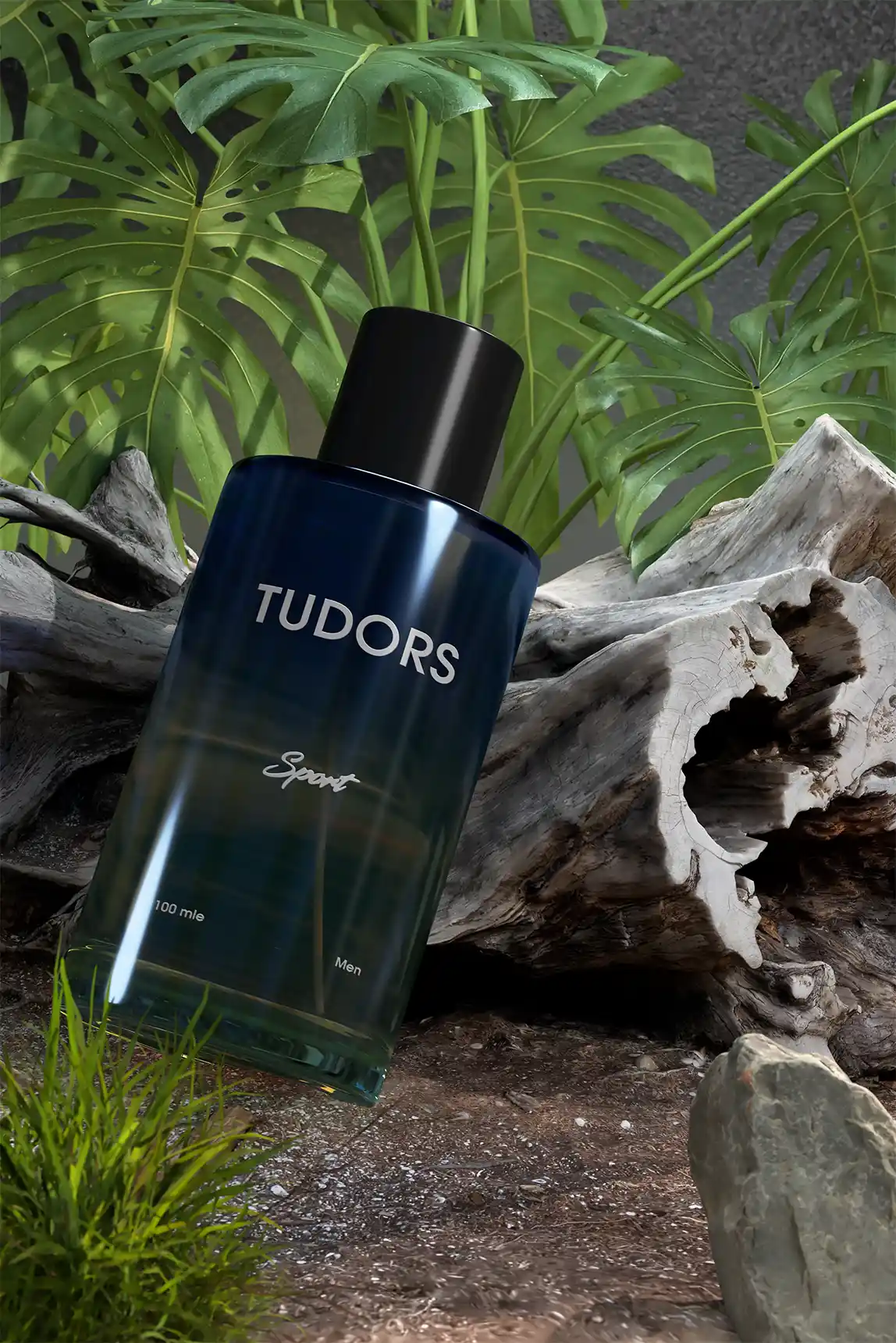 Tudors 100 ml Erkek Parfümü — 6 Sahne - 3D Ürün Modelleme & 5K Render • 6 Sahne - Sahne 1 | Sönmez Tasarım